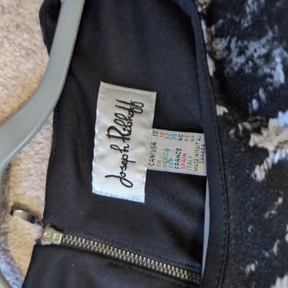 Joseph Ribkoff Black and White Mini Dress - Picture 3 of 6